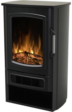 BHP Elektrischer-Kamin BG00595 schwarz Kunststoff Metall B/H/T: ca. 45x74x32 cm