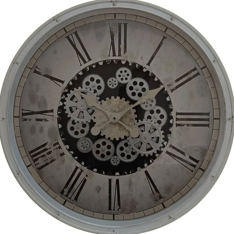 BHP Wanduhr weiß