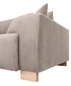 Big Sofa Alpha New dunkelbeige Microfaser B/H/T: ca. 244x85x112 cm