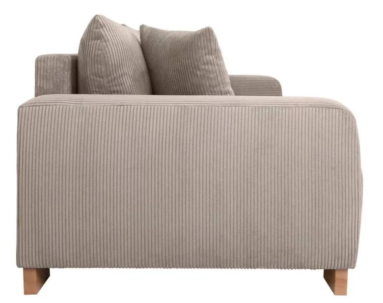 Big Sofa Alpha New dunkelbeige Microfaser B/H/T: ca. 244x85x112 cm