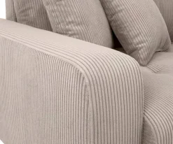 Big Sofa Alpha New dunkelbeige Microfaser B/H/T: ca. 244x85x112 cm