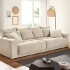 Big Sofa beige Microfaser B/H/T: ca. 298x80x135 cm