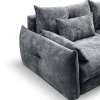 Big Sofa Delphine dunkelgrau Microfaser B/H/T: ca. 246x74x119 cm