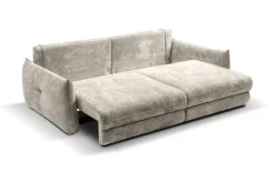 Big Sofa Delphine pearl Microfaser B/H/T: ca. 246x74x119 cm