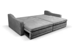 Big Sofa Evora dunkelgrau Microfaser B/H/T: ca. 276x71x137 cm