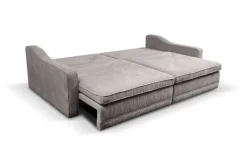 Big Sofa Evora grau Microfaser B/H/T: ca. 276x71x137 cm