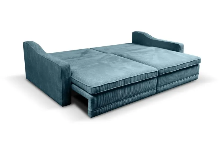 Big Sofa Evora türkis Microfaser B/H/T: ca. 276x71x137 cm