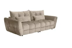 Big Sofa Moma Greige Microfaser B/H/T: ca. 250x97x120 cm