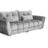 Big Sofa Moma hellgrau Microfaser B/H/T: ca. 250x97x120 cm