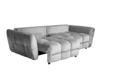 Big Sofa Moma hellgrau Microfaser B/H/T: ca. 250x97x120 cm