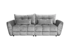 Big Sofa Moma hellgrau Microfaser B/H/T: ca. 250x97x120 cm