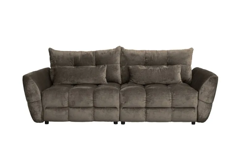 Big Sofa Moma Mocca Microfaser B/H/T: ca. 250x97x120 cm