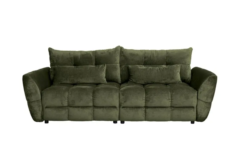 Big Sofa Moma olive Microfaser B/H/T: ca. 250x97x120 cm