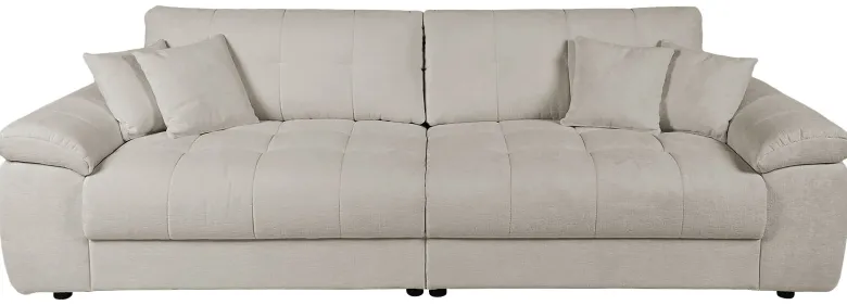 Big Sofa Tema graubraun Microfaser B/H/T: ca. 278x89x116 cm