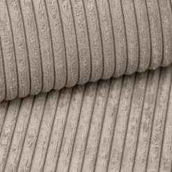 Big Sofa Xantia new 1 beige Velourstoff B/H/T: ca. 318x94x120 cm