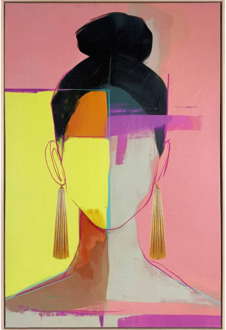 Bilder Frau B/H/L: ca. 78x3,8x118 cm
