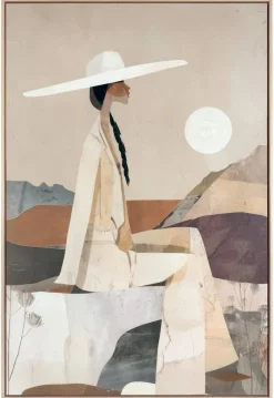 Bilder Moderne Geometrie B/H/L: ca. 78x3,8x118 cm
