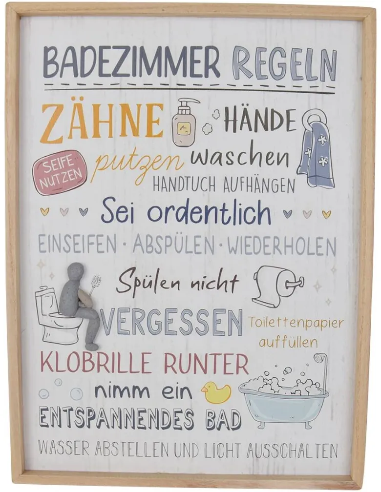 Bilder natur Holz H: ca. 40 cm