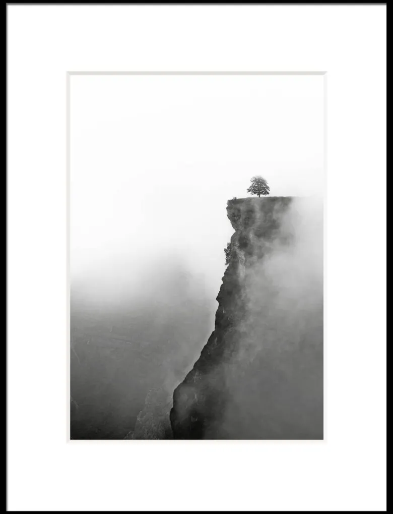 Bilderrahmen schwarz Holz B/L: ca. 30x40 cm