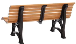 Blome-Tillmann Gartenbank Helgoland braun Kunststoff B/H/L: ca. 150x80x64 cm