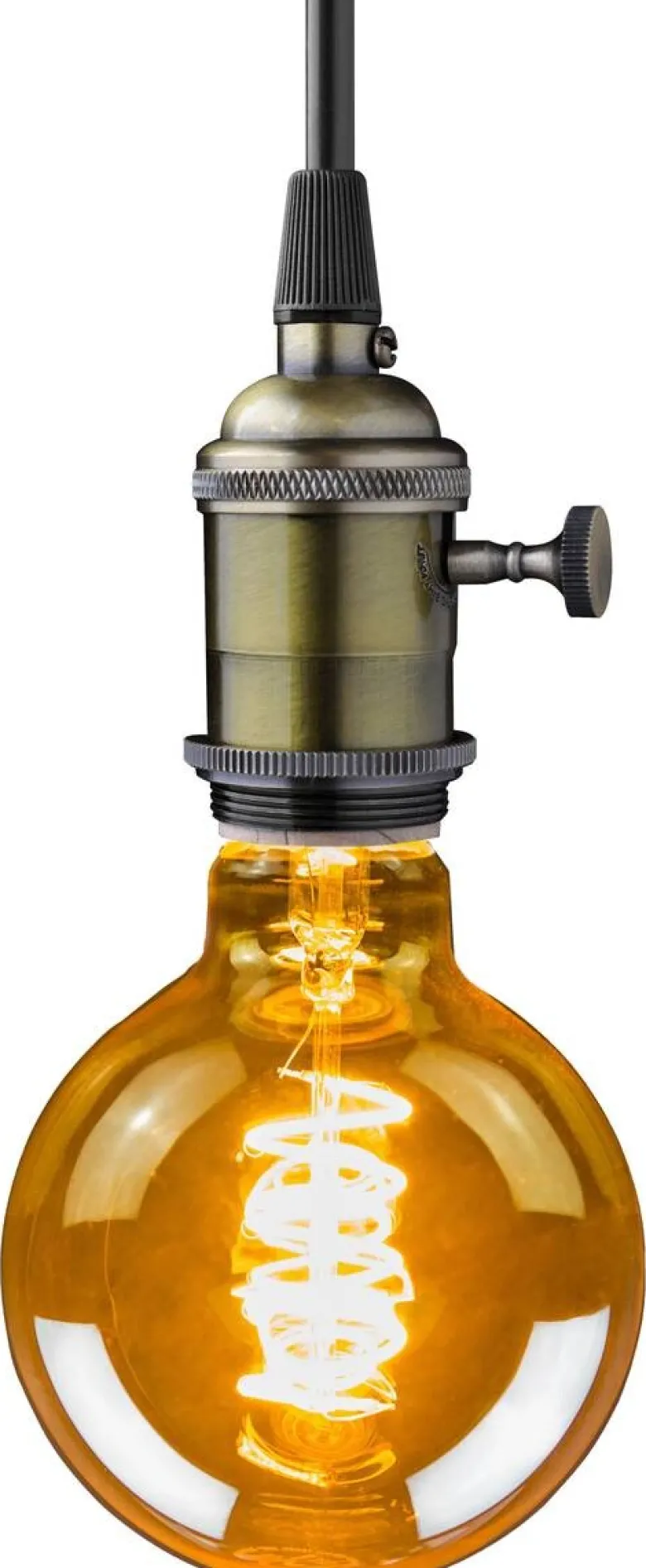 Blulaxa LED-Leuchtmittel Edison Filamentlampe Vintage 49075 E27