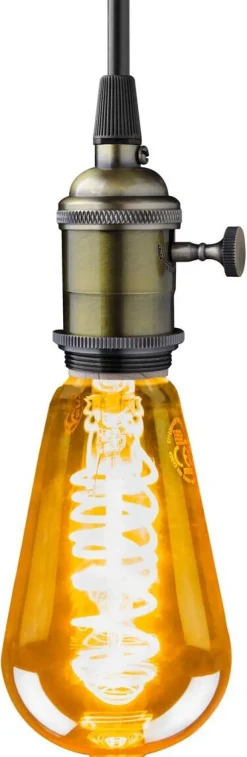 Blulaxa LED-Leuchtmittel Edison Filamentlampe Vintage 48942 E27