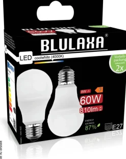 Blulaxa LED-Leuchtmittel 49797 2er Pack E27