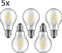 Blulaxa LED-Leuchtmittel Filamentlampe 49252 5er Pack E27