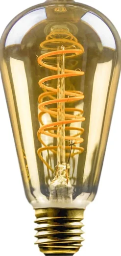 Blulaxa LED-Leuchtmittel FlexFilament Tropf Spiral Vintage 44981 E27