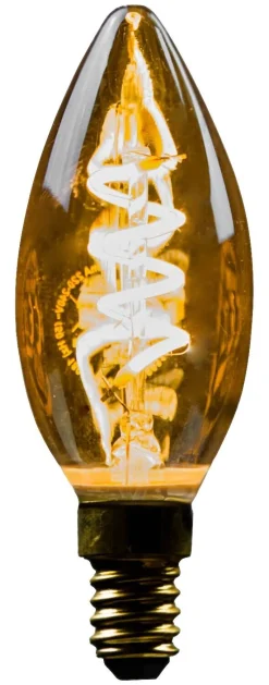Blulaxa LED-Leuchtmittel Kerzenlampe Filamentlampe Vintage 48941 E14