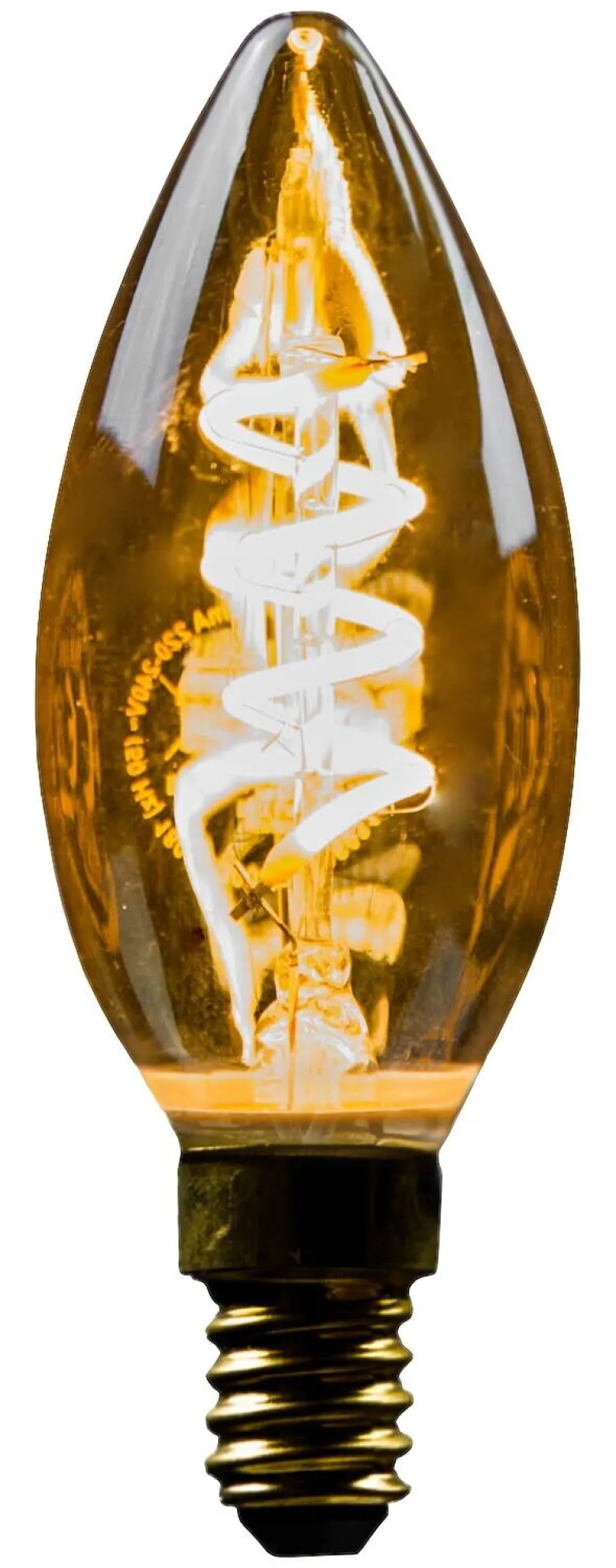Blulaxa LED-Leuchtmittel Kerzenlampe Filamentlampe Vintage 48941 E14