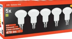 Blulaxa LED-Leuchtmittel Reflektorlampe 49239 5er Pack E14