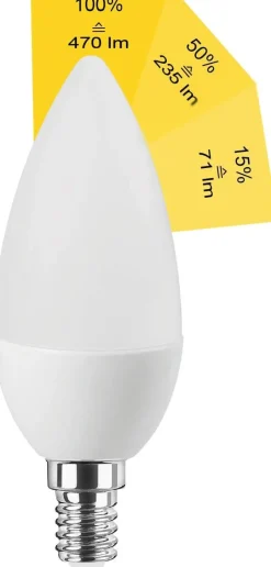 Blulaxa LED-Leuchtmittel Tropfenlampe E14
