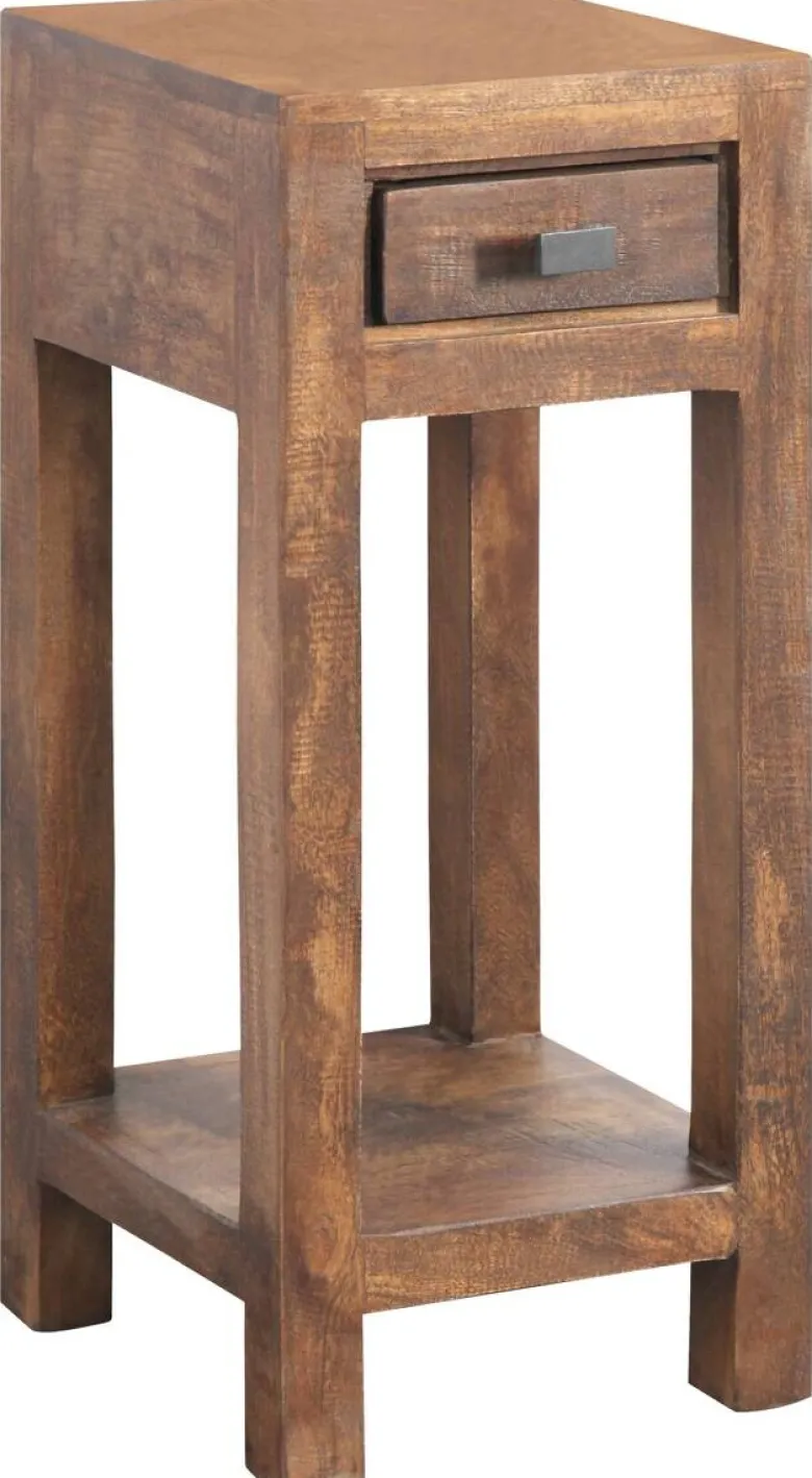 Blumensäule Genua Akazie dunkel B/H/T: ca. 30x75x30 cm