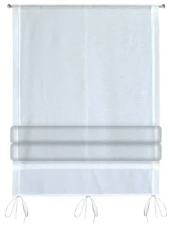 Bändchenrollo Fabienne offwhite B/L: ca. 120x140 cm