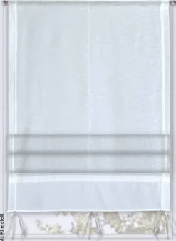 Bändchenrollo Fabienne offwhite B/L: ca. 60x140 cm