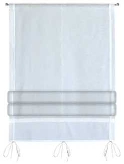 Bändchenrollo Fabienne offwhite B/L: ca. 100x140 cm