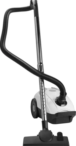 Bodenstaubsauger silber weiß schwarz Kunststoff B/H/L: ca. 27,5x22,4x38,8 cm