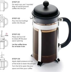 Bodum Kaffeebereiter 1918-01B transparent Glas