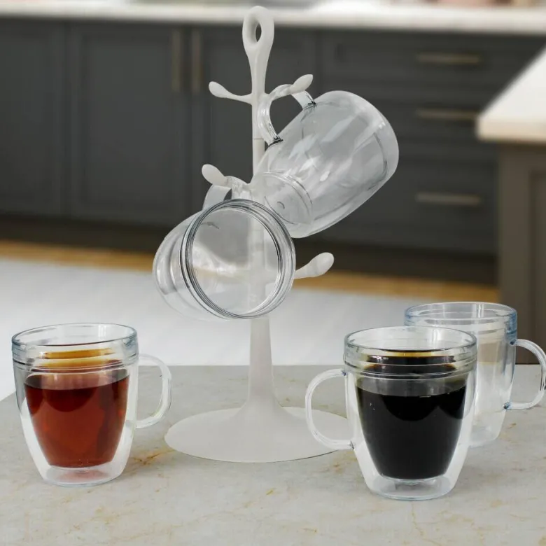 Bodum Tassenhalter creme Kunststoff