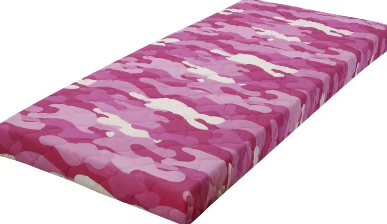 Bonellfederkernmatratze Military pink Liegefläche B/L: ca. 90x200 cm