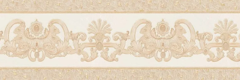 Borte Barock beige B/L: ca. 17x500 cm