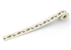 Borte Pferde creme braun B/L: ca. 13x5 cm