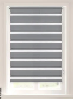 Boviva Doppelrollo anthrazit B/L: ca. 62x200 cm