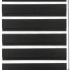 Boviva Doppelrollo mit Blende Black schwarz B/L: ca. 100x160 cm