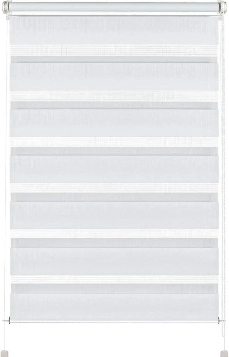 Boviva Doppelrollo weiß B/L: ca. 40x150 cm