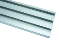 Boviva Flächenvorhangschiene silber Aluminium 3.0 Läufe