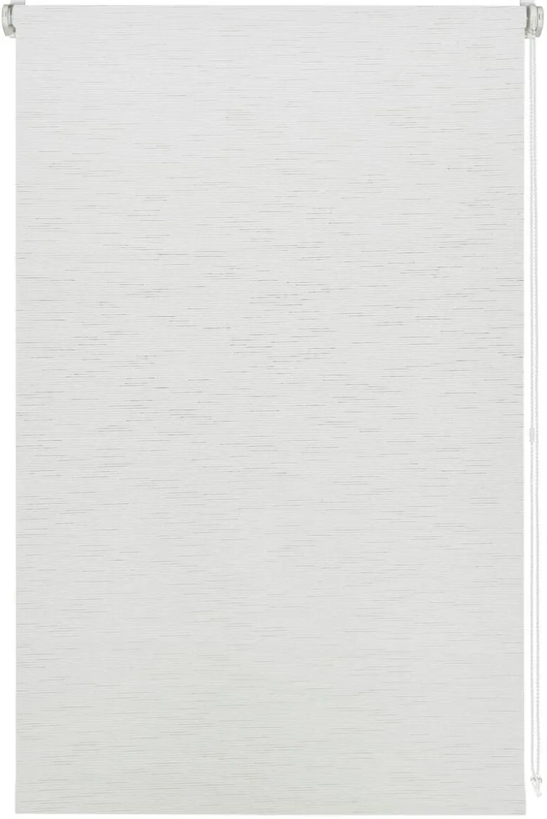 Boviva Klebe-/Klemmrollo Lino cremeweiß B/L: ca. 90x150 cm