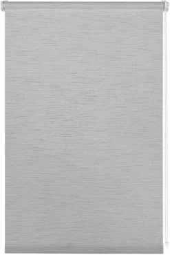 Boviva Klebe-/Klemmrollo Lino Silbergrau B/L: ca. 45x150 cm