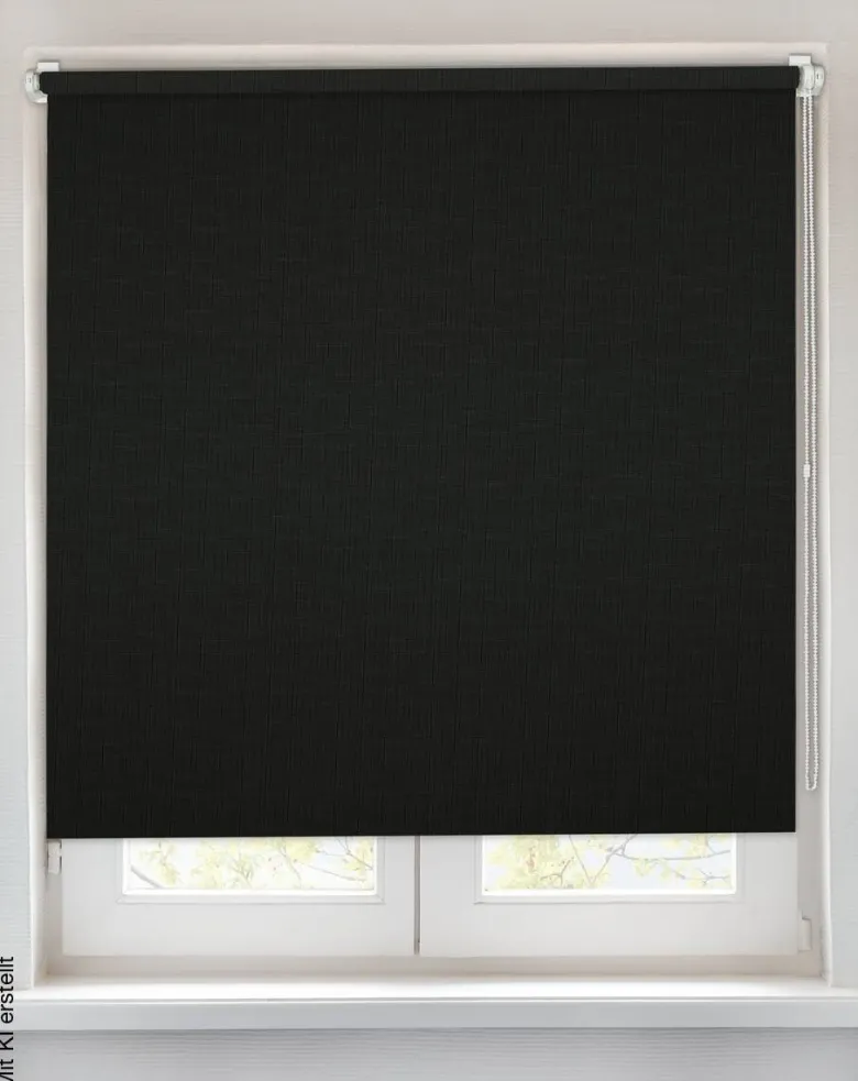 Boviva Rollo Struktur schwarz B/L: ca. 75x150 cm